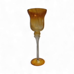 TINTED GLASS LONG STEM 34cm