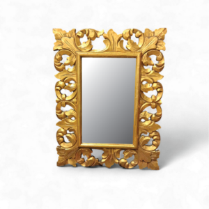 VINTAGE FRAME GOLD MIRROR 49X29cm
