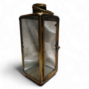 LRG GOLD LANTERN 39cm