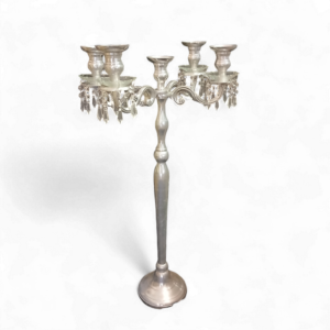 LRG CANDELABRA SILVER 97cm