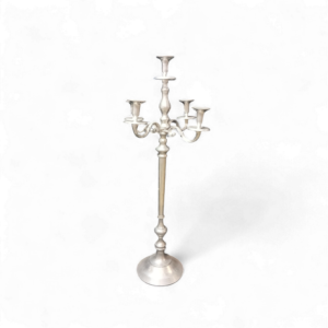 XL CANDELABRA SILVER 119cm