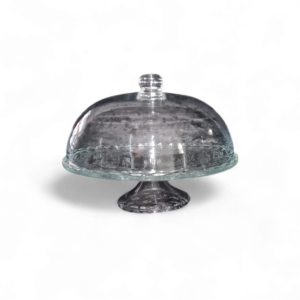 GLASS CAKE STAND WITH CLOCHE
