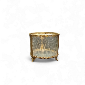 ANTIQUE OLD GOLD VASE 11cm