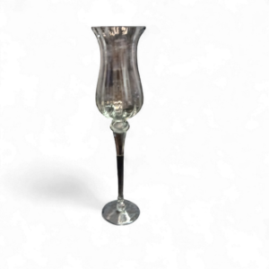 GLASS TULLIP STEMMED VASE 60cm