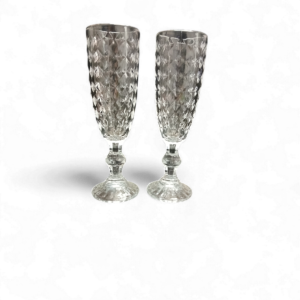 DIAMOND CUT CHAMPAGNE GLASS