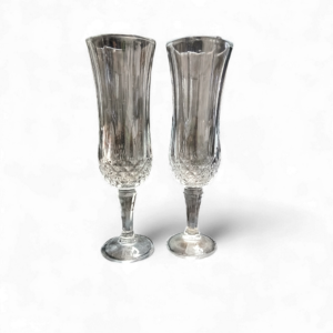 FAN CUT CHAMPAGNE GLASS