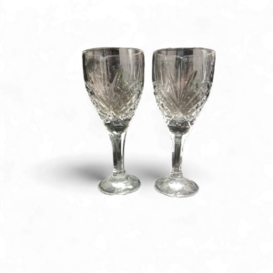 GLASS WINE PATTERNED