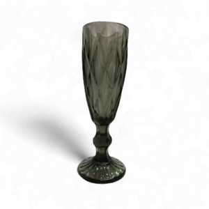 GREY CHAMPAGNE GLASS