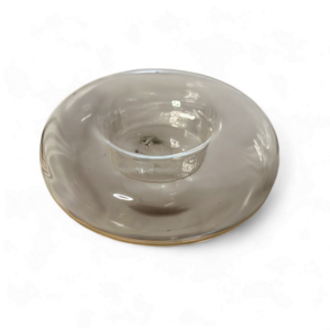 GLASS BUBBLE TEA LIGHT HOLDER