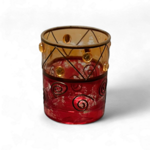 ORANGE BOHEMIAN TEALIGHT HOLDER
