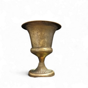 VINTAGE GOLD VASE 25cm