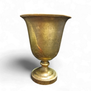 VINTAGE GOLD VASE 34cm