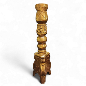 GOLD WOODEN STAND 55cm