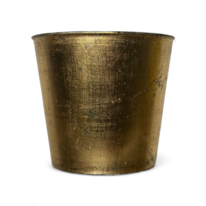 MODERN GOLD VASE 16cm