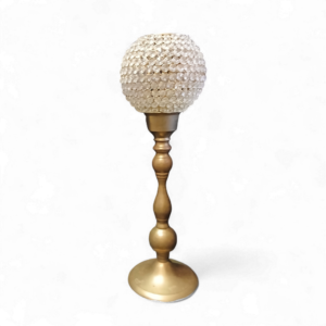 GOLD CRYSTAL BALL STAND 65cm