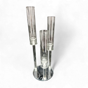 3 TIER GLASS CANDLE STAND