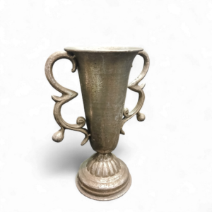 PEWTER VASE 26cm