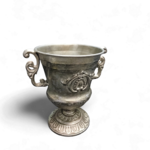 ROMAN STYLE PEWTER VASE 20cm