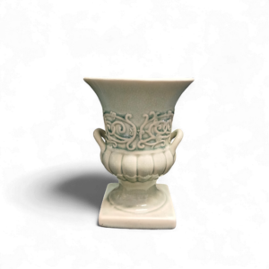 SML DOVE BLUE CERAMIC URN 19cm