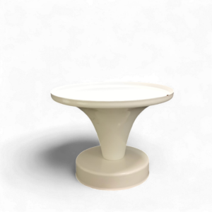CREAM CANDLE STAND 9cm
