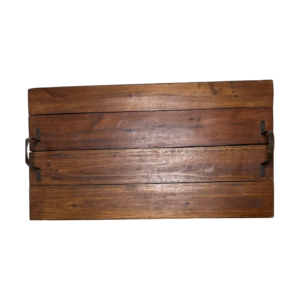 WOODEN TRAYS WITH HANDLES 38X70cm