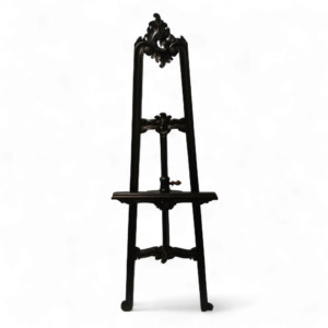 BROWN WOODEN EASEL