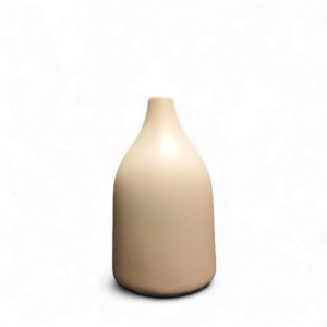 CERAMIC BOTTLE BUD VASE STONE 19cm
