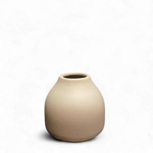 CERAMIC DOME VASE STONE 8cm