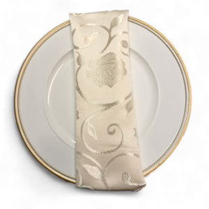 NAPKIN CREAM EMBOSED