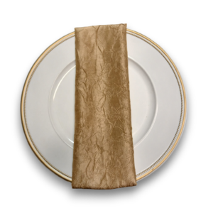 NAPKIN GOLD TAFFETA