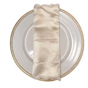 NAPKIN WHITE SATIN