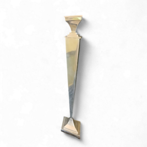 LARGE DIAMOND SHAPE SILVER CANDLE HOLDER 80cm