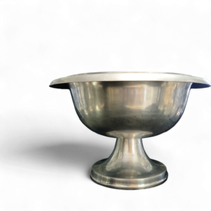 SILV ER BOWL VASE 26cm