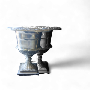 XL SILVER CHALICE VASE 63cm