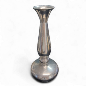 NARROW SILVER URN 74cm