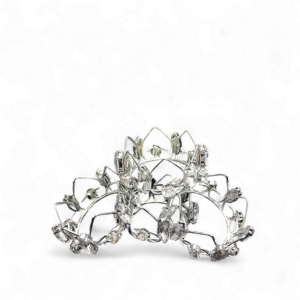 SILVER CRYSTAL NAPKIN RINGS