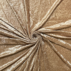 TABLE CLOTH ROUND GOLD VELVET 315cm