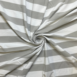 TABLE CLOTH WHITE & GREY 233x150cm