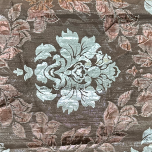 TABLE RUNNER BROWN & SILVER 170x30cm