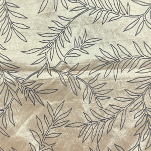 TABLE RUNNER GOLD & BLACK LEAF 170x67cm