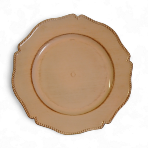 ANTIQUE PEACH UNDERPLATE