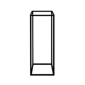 PLINTH BLACK STAND 80X21X21