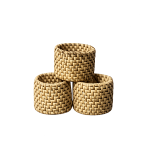 SERVIETTE NAPKIN RING RATTAN
