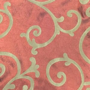 TABLE RUNNER COPPER WITH BEIGE S